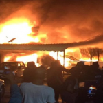 Five squatter houses gutted by fire