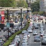 North bound slow traffic this morning