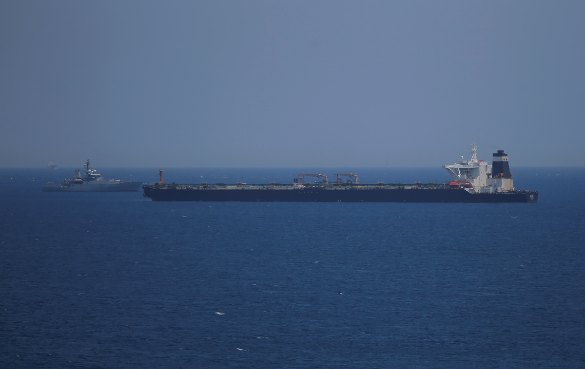 Iranian tanker seized by britain