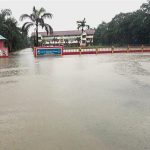 Flood alleviation infrastructure without maintenance