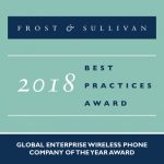 Ascom Commended by Frost & Sullivan for Dominating the Enterprise Wireless Phone Market with 20 Percent of the Shipment Share