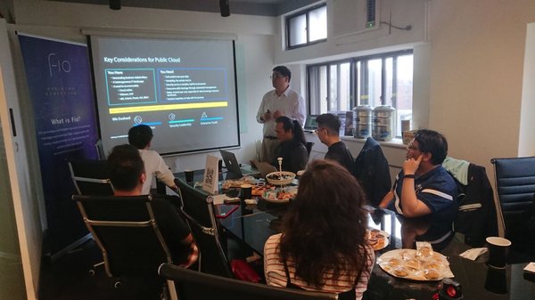 Jack Wu consulted IBM's public cloud service technology in the meetup