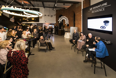 LG SIGNATURE hosted the Masters’ Talk at its London charity party to highlight the close relationship between art and technology.