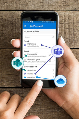 OnePlaceMail app (PRNewsfoto/OnePlace Solutions)