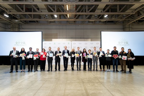 Representatives from Sands China Ltd., Clean the World and three local Macao community associations participate in the Las Vegas Sands 2019 Global Disaster Relief & Community Preparedness Event with Clean the World Friday at The Venetian Macao.