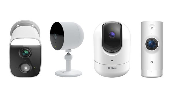 DCS-8630LH/DCS-8627LH, DCS-8302LH, DCS-8526LH, DCS-8000LHV2 (from left to right)