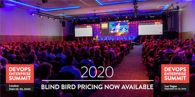 Blind Bird pricing opens for the popular DevOps Enterprise Summit 2020 London and Vegas conferences. Lowest prices of the season are only available for a limited time 