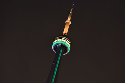 The CN Tower will be lit green and gold on Australia Day, Jan. 26, as part of a global show of support to Australia amid the devastating wildfires. 