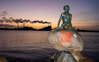 Denmark’s Little Mermaid vandalised with ‘Free Hong Kong’ graffiti