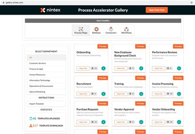 Practical and easy-to-use process templates accelerate the automation of departmental processes by leveraging process management and mapping, robotic process automation and workflow automation capabilities from Nintex. Visit www.nintex.com for more. Practical and easy-to-use process templates accelerate the automation of departmental processes by leveraging process management and mapping, robotic process automation and workflow automation capabilities from Nintex. Visit www.nintex.com for more.