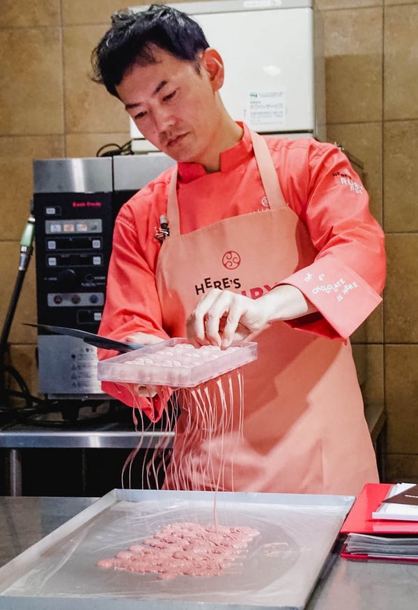 Kohei Ogata, Head of Chocolate Academy in Tokyo, leads the way in exploring new and creative Ruby chocolate applications in Japan. Kohei Ogata, Head of Chocolate Academy in Tokyo, leads the way in exploring new and creative Ruby chocolate applications in Japan.