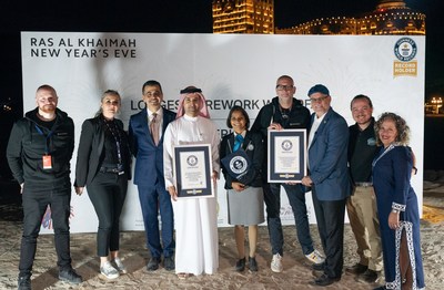 The Grucci/SKYMAGIC team delivered a Guinness World Record for a never-before-seen PyroDrone™ performance.