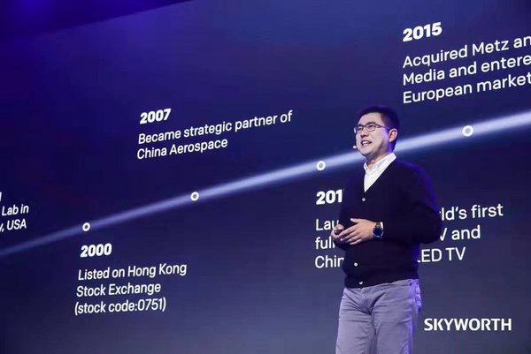 Tony Wang, Chief Executive and President of SKYWORTH TV