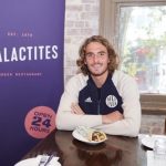 Tennis Young Gun Stefanos Tsitsipas Honoured with Special Edition Souvlaki with 100% of Sales Going to Bushfire Relief