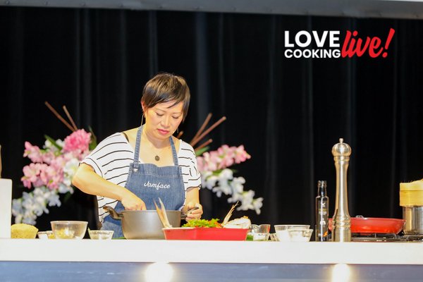 MasterChef's Poh Ling Yeow demonstrates her superb cooking skills at Love Cooking Live! MasterChef's Poh Ling Yeow demonstrates her superb cooking skills at Love Cooking Live!