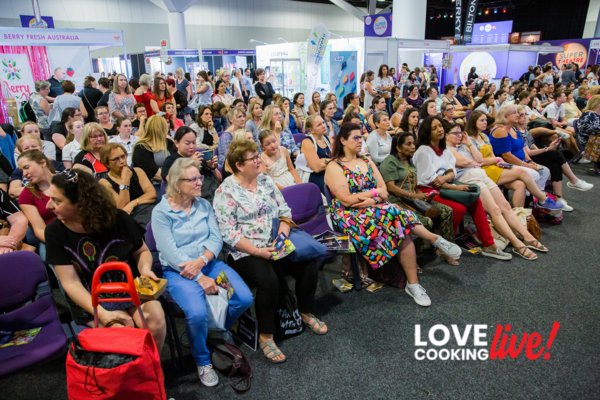 Our lovely audience watching a live demo at Love Cooking Live! Our lovely audience watching a live demo at Love Cooking Live!