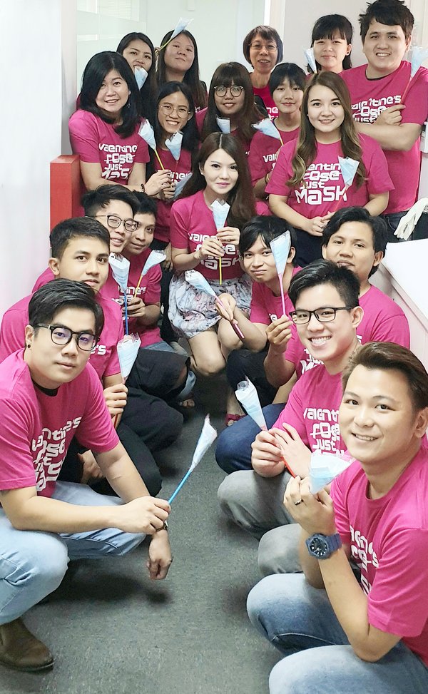 Bringing friendship and cheer to the public amid global COVID-19 outbreak