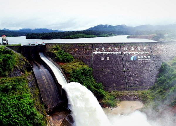 A dam operated by China Huadian Lower Stung Russei Chrum Hydroelectric Project in Koh Kong, Cambodia. (Source: China Huadian) A dam operated by China Huadian Lower Stung Russei Chrum Hydroelectric Project in Koh Kong, Cambodia. (Source: China Huadian)
