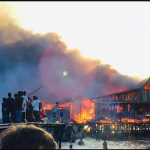 Resort rooms and staff quarters destroyed due to fire
