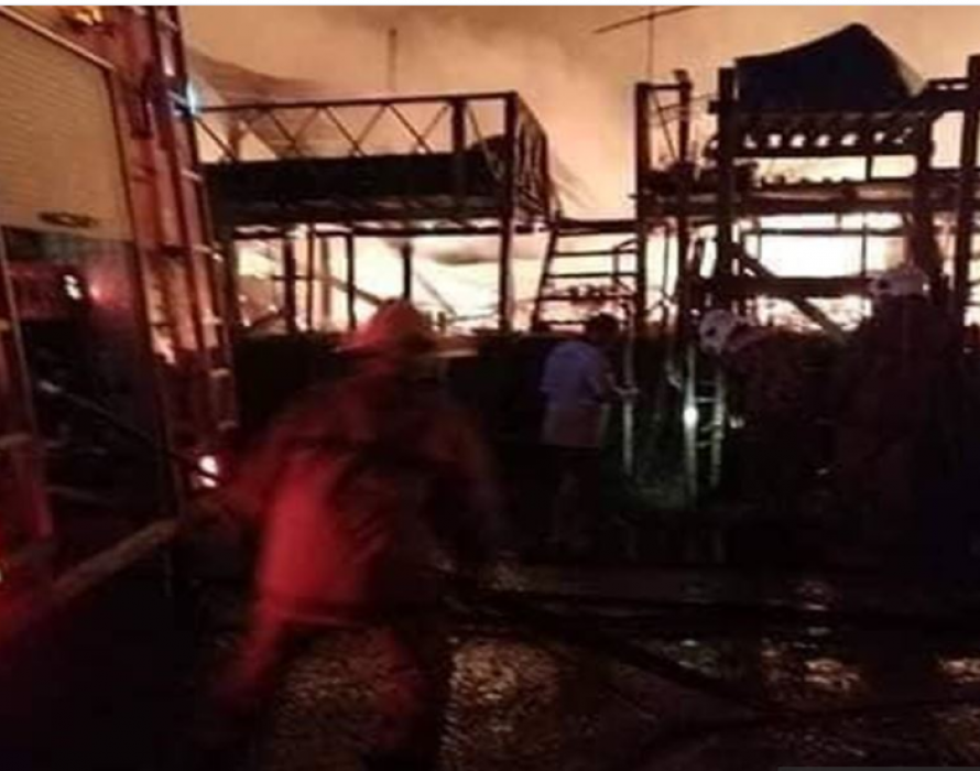 Five stalls at food court gutted by fire