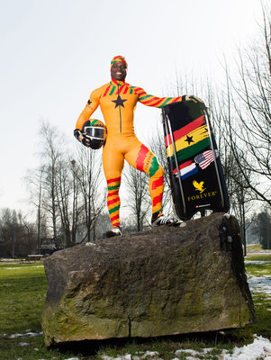 Olympic Skeleton athlete Akwasi Frimpong will represent Forever Living Products as a company brand ambassador. Olympic Skeleton athlete Akwasi Frimpong will represent Forever Living Products as a company brand ambassador.