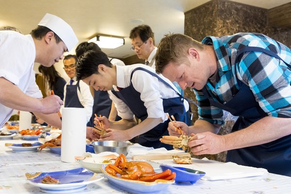 The seafood is sublime during the winter in Noto. Experience the unbeatably fresh crabs and oysters.