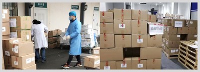 Supplies have been delivered from Shanghai to five hospitals in Hubei province Supplies have been delivered from Shanghai to five hospitals in Hubei province