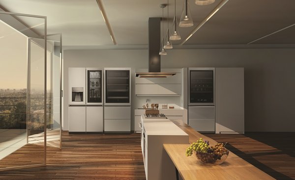 LG SIGNATURE Wine Cellar and Bottom-Freezer