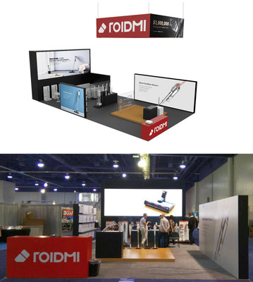 Booth Effect Chart | Exhibition site (PRNewsfoto/ROIDMI)