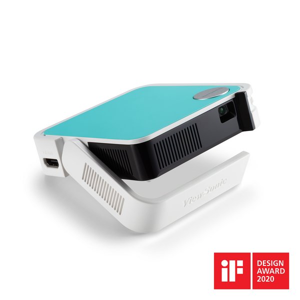 The ViewSonic M1 mini is a pocket-sized projector that delivers convenient audio-visual entertainment anywhere. With a lightweight (300g), ultra-compact form factor with swappable colored top plates, the M1 mini serves as a personal pocket cinema for everyday life.