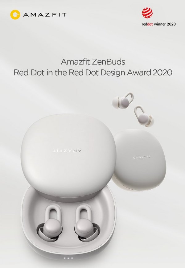 Amazfit ZenBuds Won Red Dot in the Red Dot Design Award 2020 Amazfit ZenBuds Won Red Dot in the Red Dot Design Award 2020
