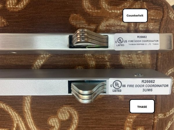 The size and information of the UL label on the THASE products are significantly different from the ones on the counterfeit products. The size and information of the UL label on the THASE products are significantly different from the ones on the counterfeit products.