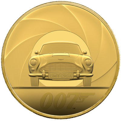 The Royal Mint today unveiled its James Bond commemorative coin and gold bar collection ahead of the upcoming release of the 25th James Bond film, No Time To Die.