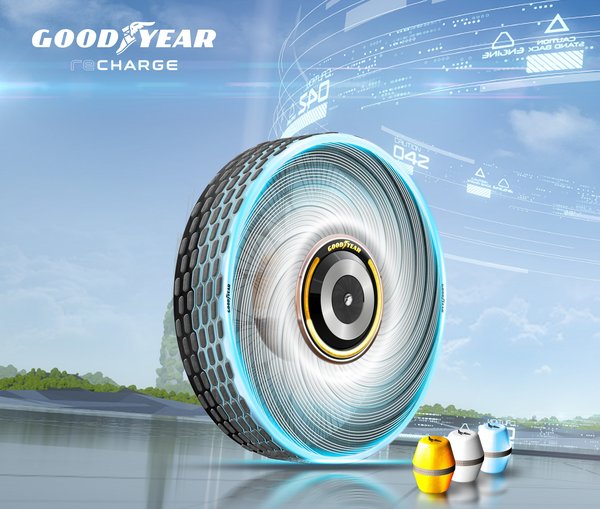 The Goodyear reCharge Concept - Making Tire Changing Easy with Customized Capsules that Renew your Tires The Goodyear reCharge Concept - Making Tire Changing Easy with Customized Capsules that Renew your Tires
