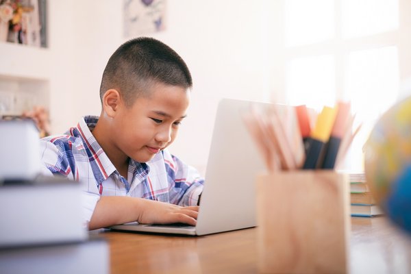 Students are following a regular school timetable, attending lessons from Monday to Friday, while teachers deliver a combination of live streamed lessons, video sessions and online assignments.