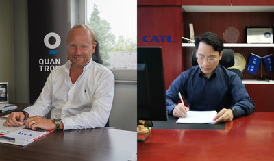 Quantron AG becomes importer of CATL in Europe. Quantron AG Director Andreas Haller - Akin Li CATL Director. Quantron AG becomes importer of CATL in Europe. Quantron AG Director Andreas Haller - Akin Li CATL Director.