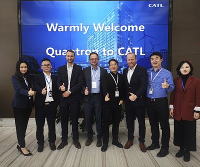 Quantron AG becomes importer of CATL in Europe. Quantron AG visit CATL. Quantron AG becomes importer of CATL in Europe. Quantron AG visit CATL.