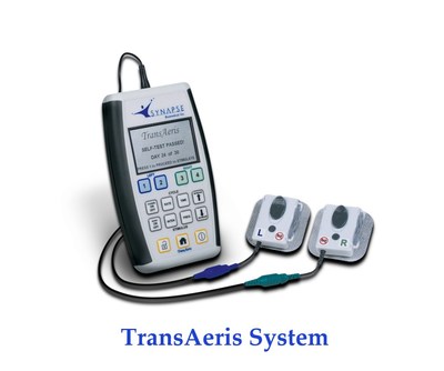The TransAeris system addresses this issue by conditioning a patient’s diaphragm to reduce/avoid VIDD. Models suggest the technology—which recently received CE Mark approval and is under clinical investigation in the U.S - could reduce ventilator burden in COVID-19 patients by 26 percent, helping to free up more ventilators in a time of great demand. The TransAeris system addresses this issue by conditioning a patient’s diaphragm to reduce/avoid VIDD. Models suggest the technology—which recently received CE Mark approval and is under clinical investigation in the U.S - could reduce ventilator burden in COVID-19 patients by 26 percent, helping to free up more ventilators in a time of great demand.
