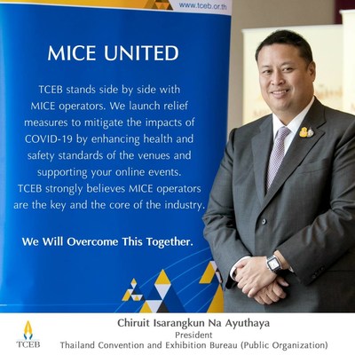TCEB Launches Campaign to Strengthen MICE Entrepreneurs in Response to COVID-19 Outbreak TCEB Launches Campaign to Strengthen MICE Entrepreneurs in Response to COVID-19 Outbreak
