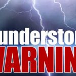 Warning of thunderstorms in several areas nationwide until 2 am