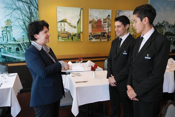 Students are able to train in real life professional training facilities on campus at Vatel Restaurant and Café which are open to the public Students are able to train in real life professional training facilities on campus at Vatel Restaurant and Café which are open to the public