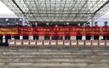 Zoomlion Donates Third Batch of Medical Supplies to Over 40 Countries Fighting COVID-19