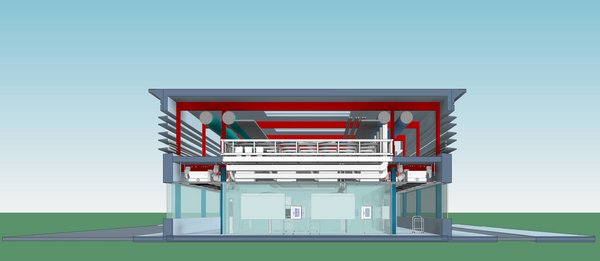 Exyte_Vaccine Production Plant_Cross Section Exyte_Vaccine Production Plant_Cross Section