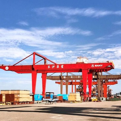 Xianing port area in Changsha new port