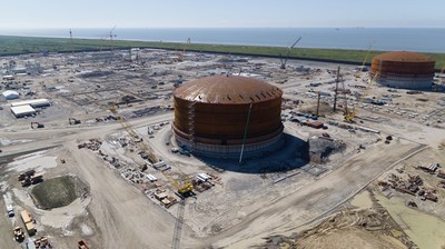 The North LNG Tank, Calcasieu Pass, May 19th