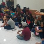 Three students among 18 arrested in wild party raid