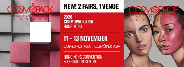 Cosmopack and Cosmoprof Asia 2020 will be held under one roof Cosmopack and Cosmoprof Asia 2020 will be held under one roof