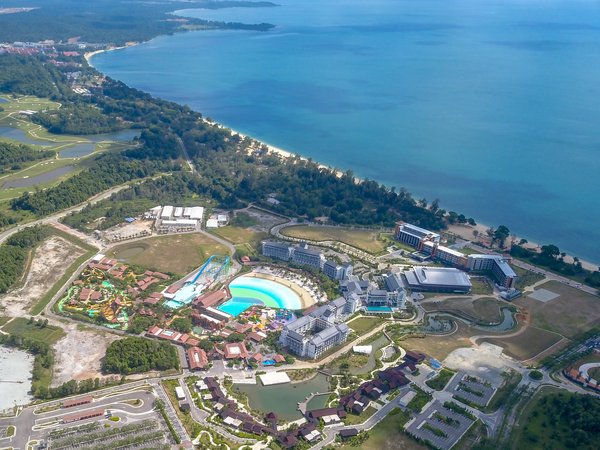 Aerial view of Desaru Coast