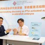PolyU discovers the effect of chemical compound PTU on autophagy in zebrafish embryos, sheds light on cancer medication research