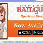 Smartphone Application Railgun: Spectrum Story Now Available